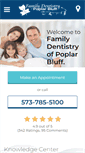 Mobile Screenshot of familydentistryofpoplarbluff.com